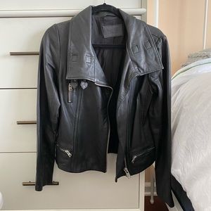 AllSaints Bales Biker Jacket in US 6